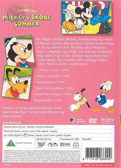 Mickeys skøre sommer (DVD)