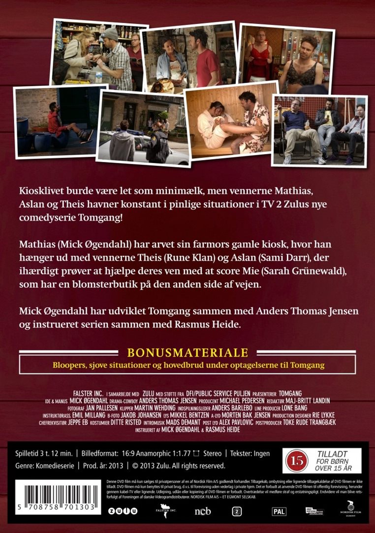Tomgang: Sæson 1 (DVD)
