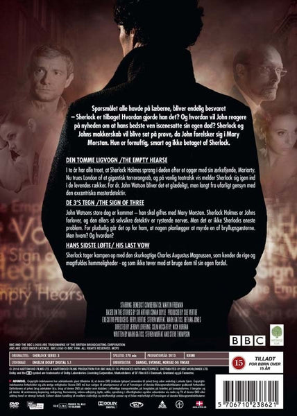 Sherlock: Sæson 3 (DVD)