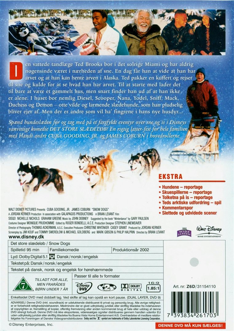 Det Store Slædeløb (DVD)
