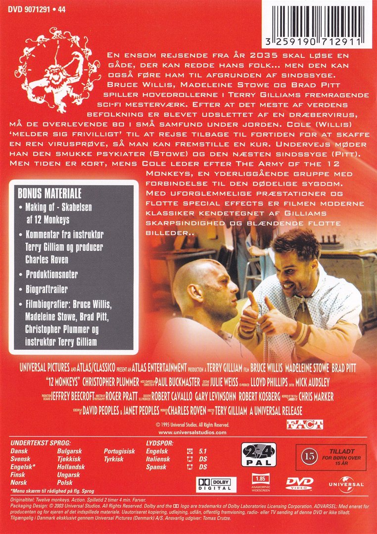 12 Monkeys (DVD)