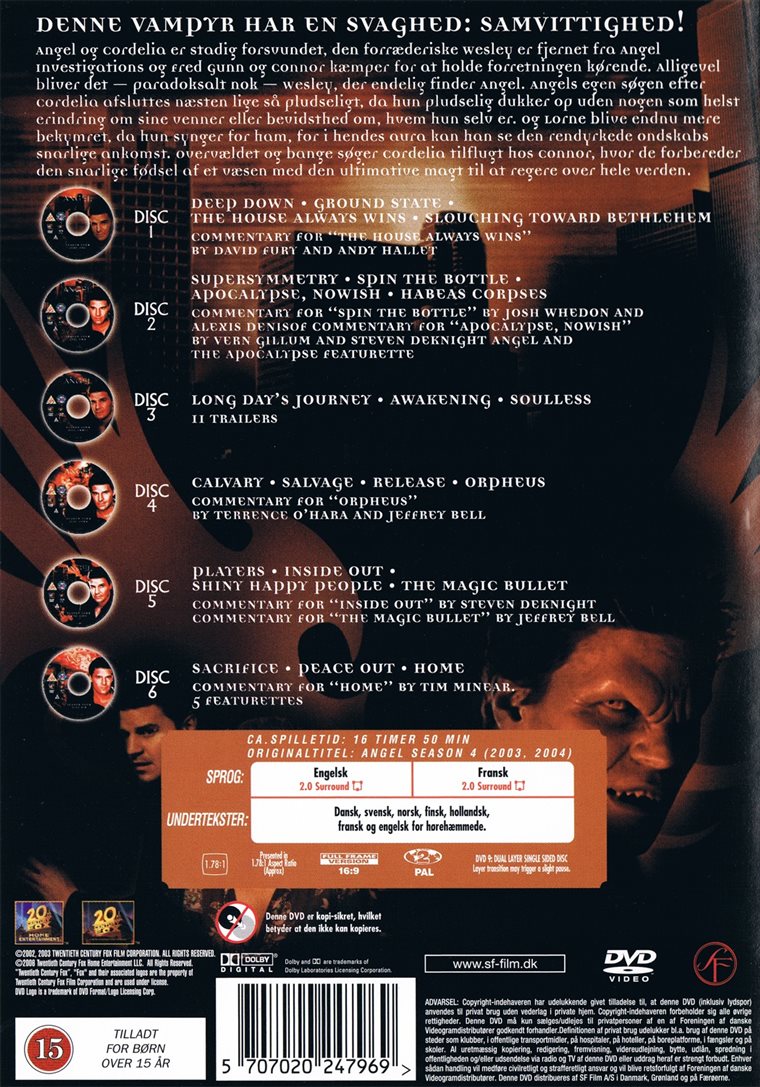 Angel: Season Four DVD Collection (DVD)