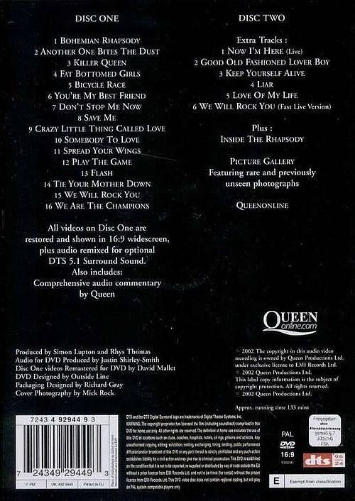 Queen - Greatest Video Hits 1 (DVD)