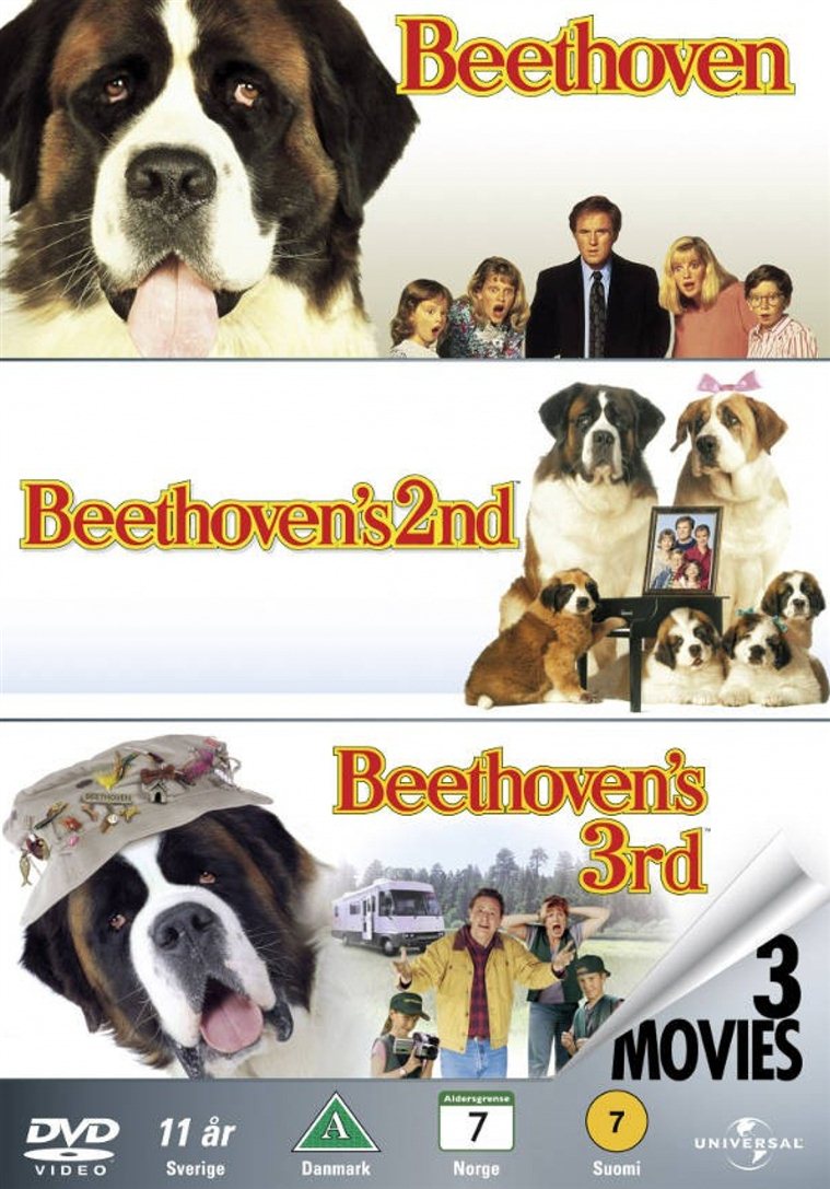 Beethoven/ Beethoven's 2nd/ Beethoven's 3rd (DVD)