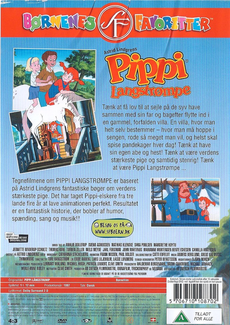 Pippi Langstrømpe (DVD)