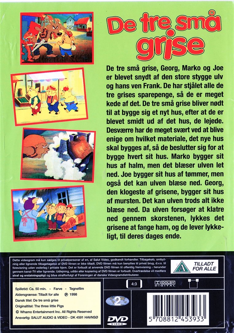 De tre små grise (DVD)