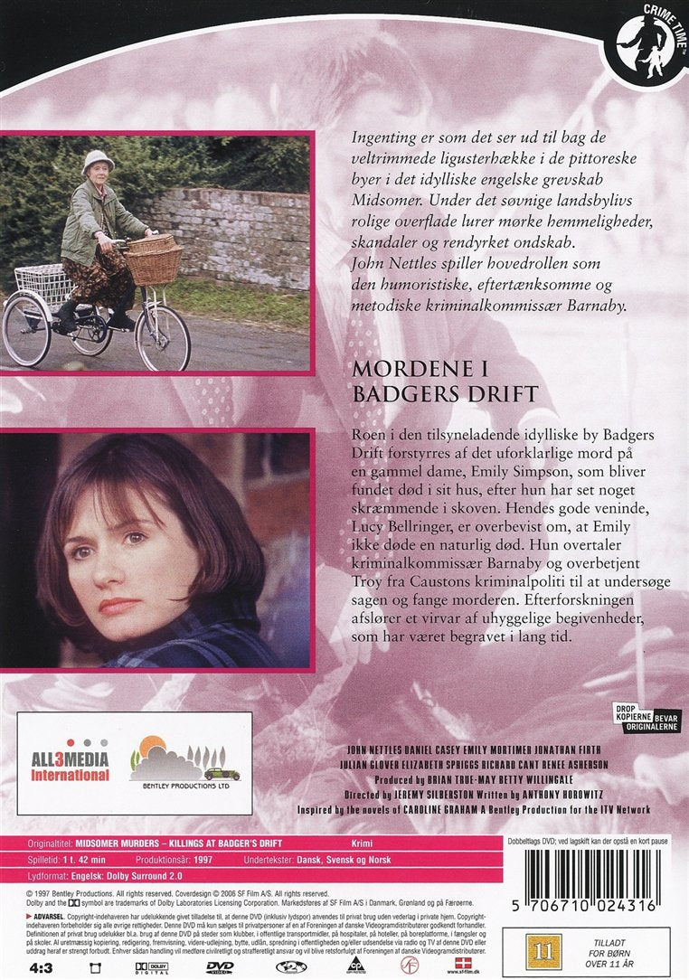 Kriminalkommissær Barnaby - Mordene i Badgers Drift (DVD)