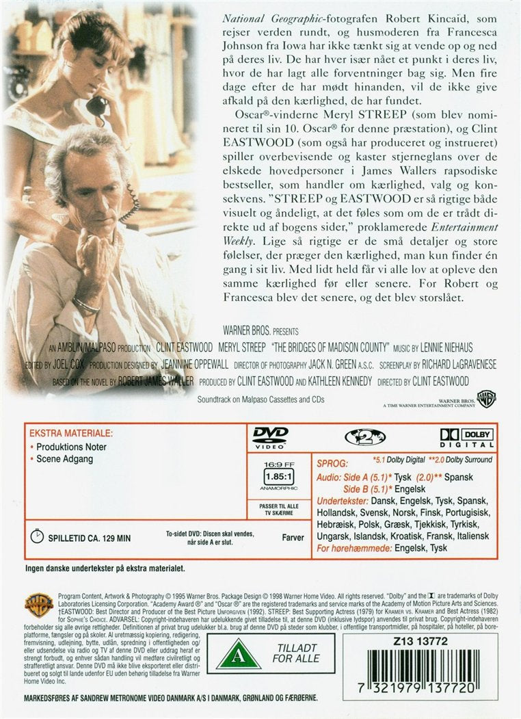 Broerne i Madison County (DVD)