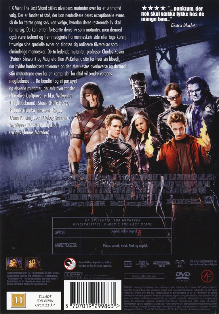 X-Men: The Last Stand (DVD)