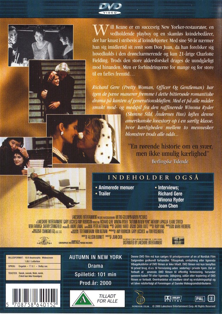 Autumn in New York (DVD)