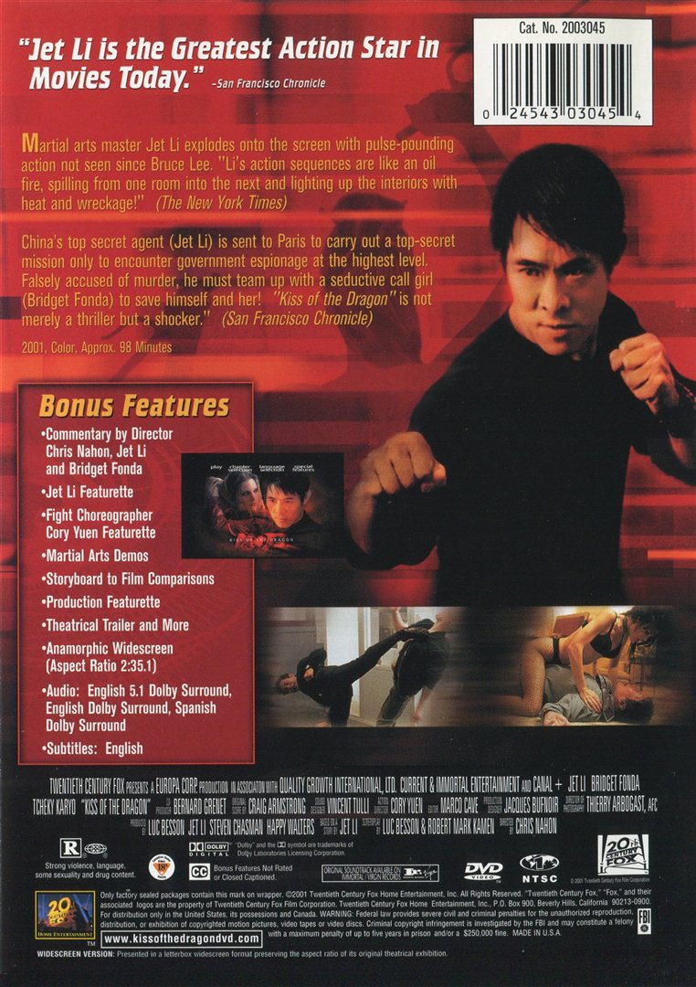 Kiss of the Dragon (DVD)