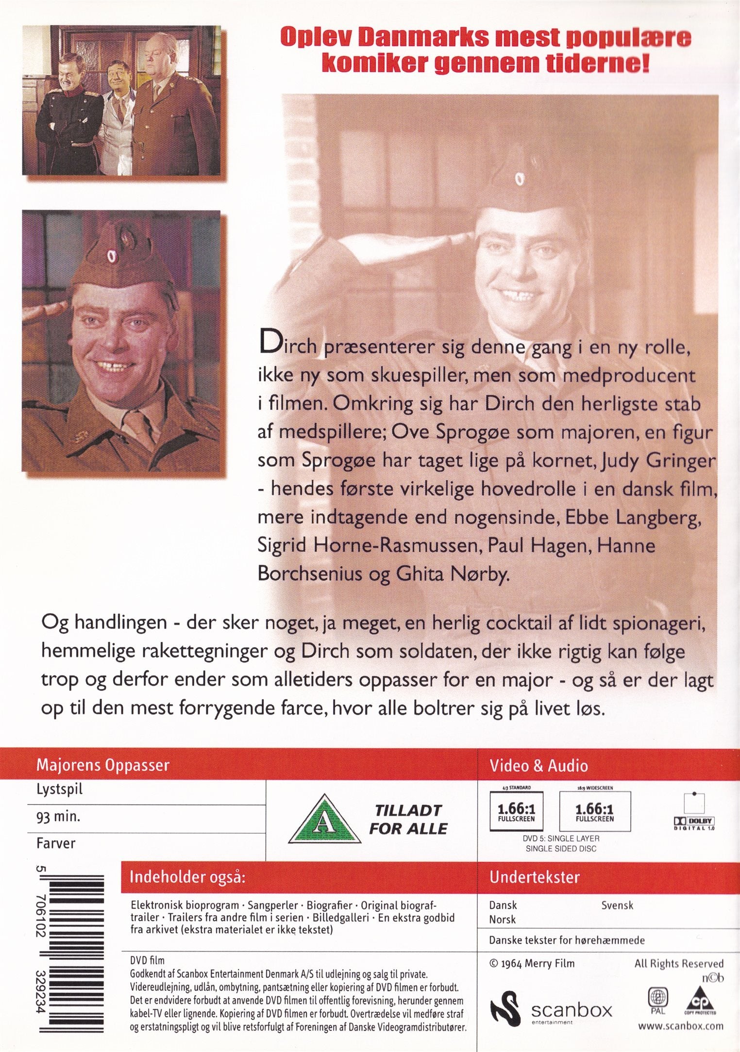 Majorens Oppasser (DVD)