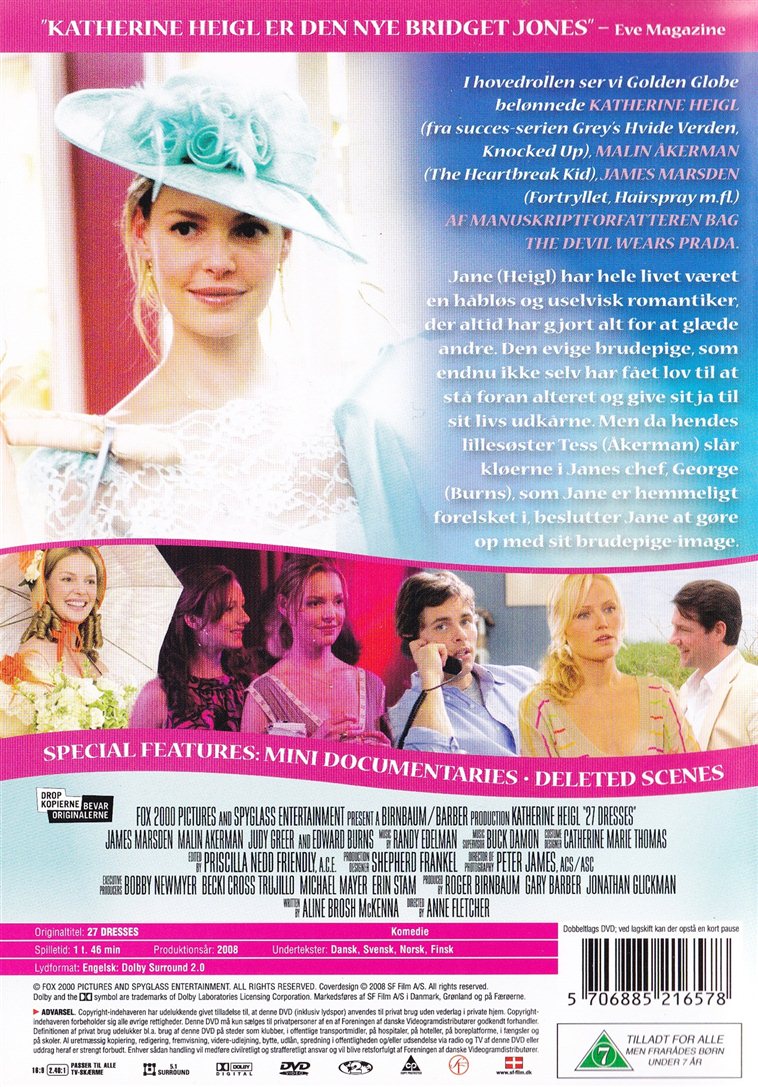 27 Bryllupper (DVD)