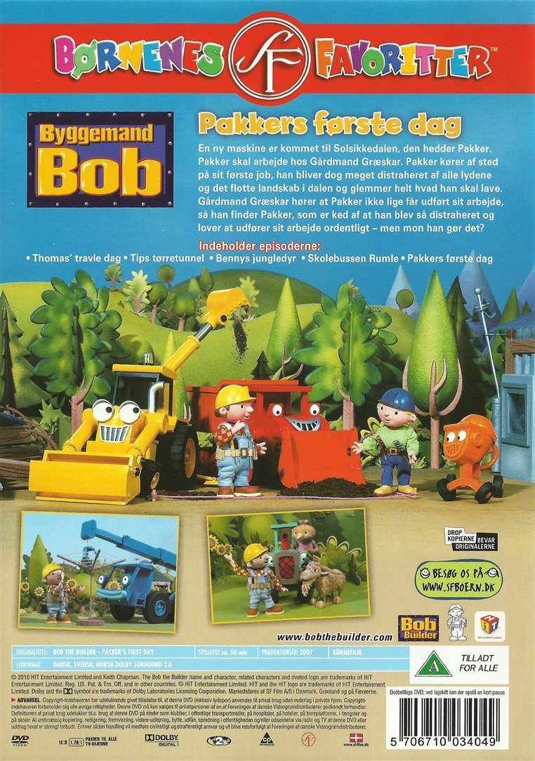 Byggemand Bob - Pakkers første dag (DVD)