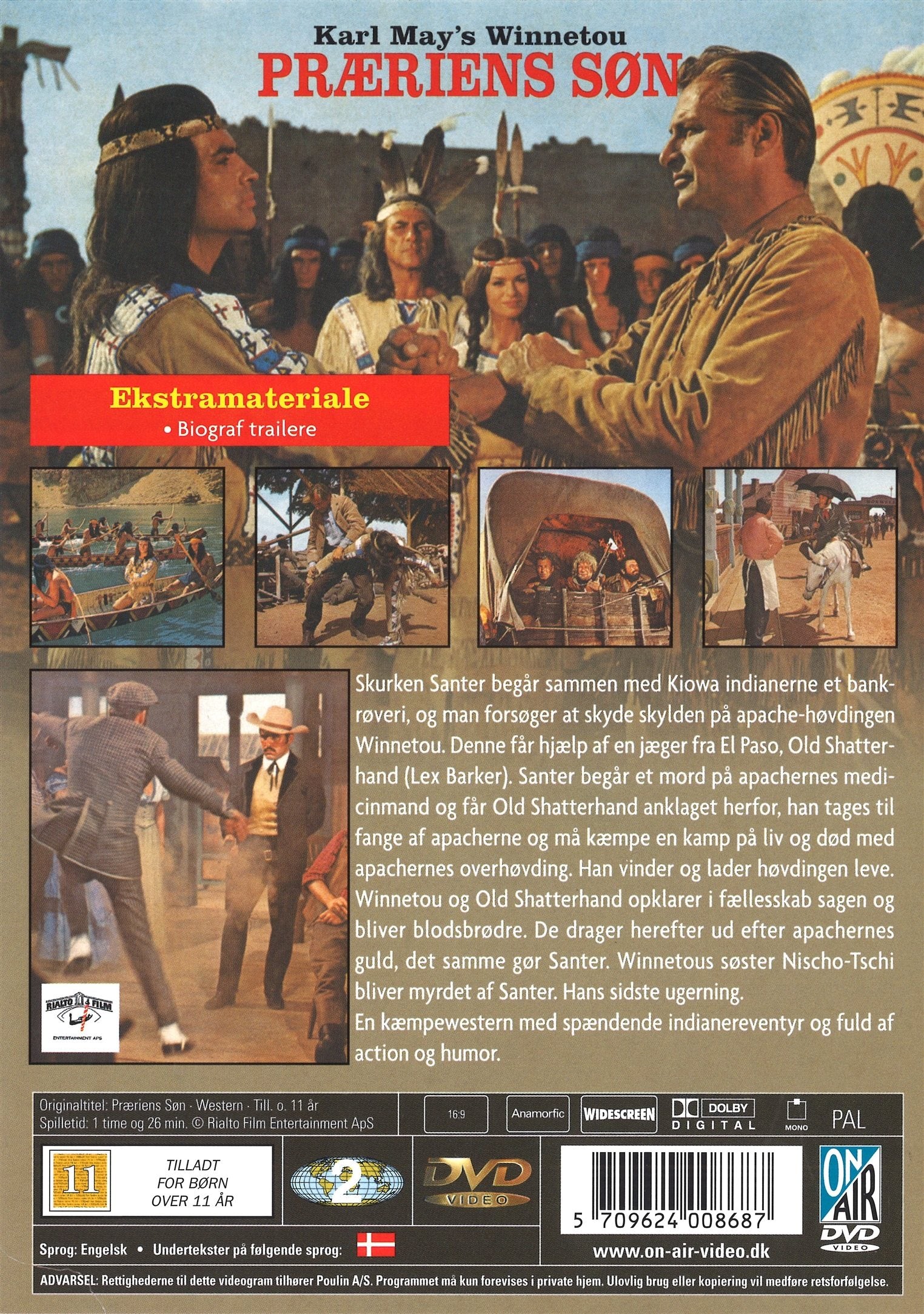 Winnetou Præriens Søn (DVD)
