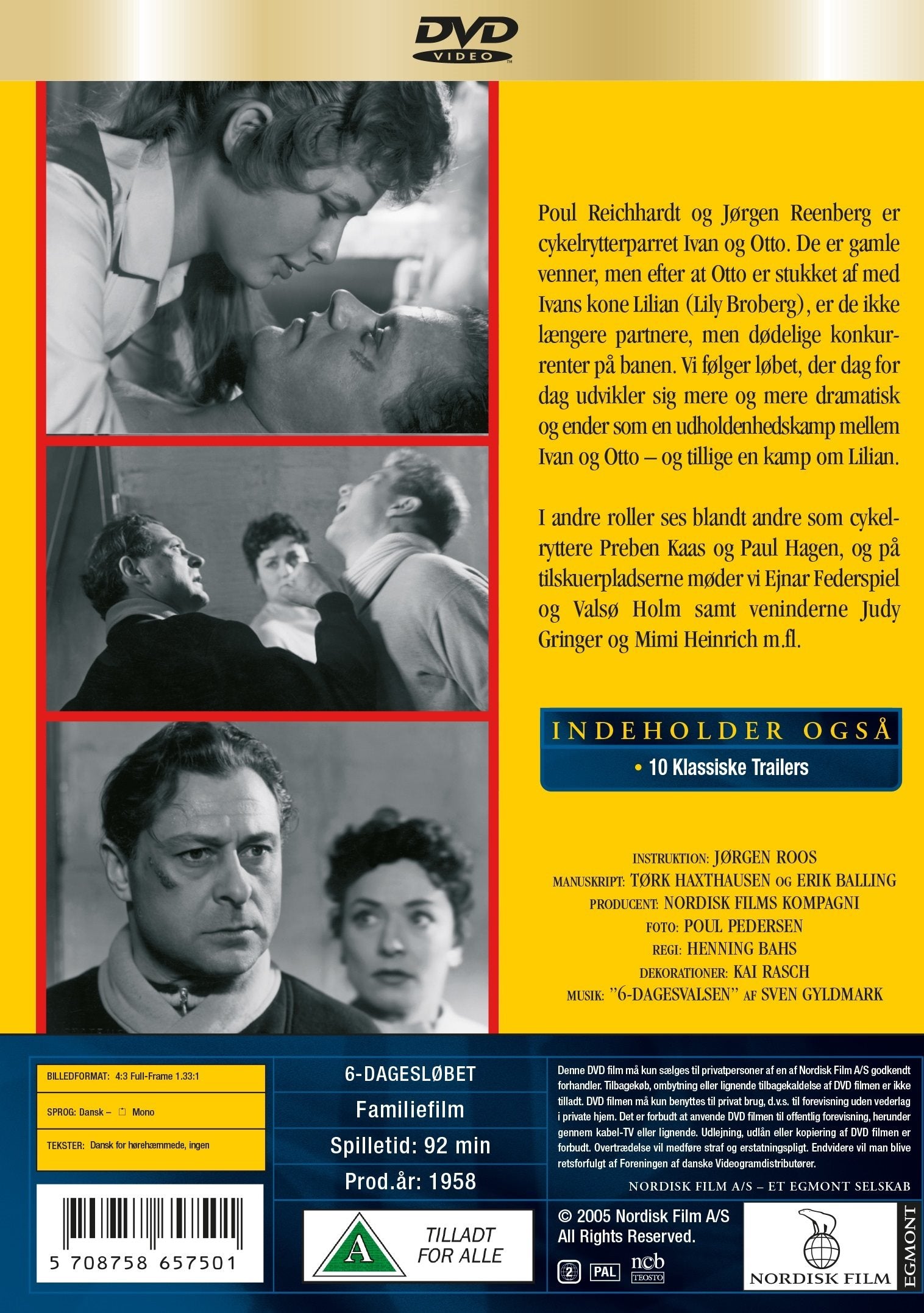 6-dagesløbet (aka Seksdagesløbet) (DVD)