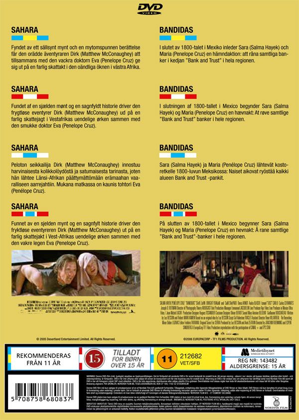 Sahara / Bandidas (DVD)