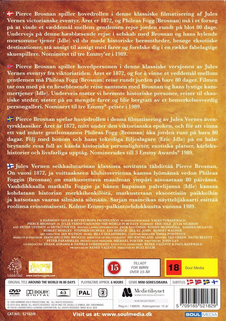 Jorden rundt på 80 dage (DVD)