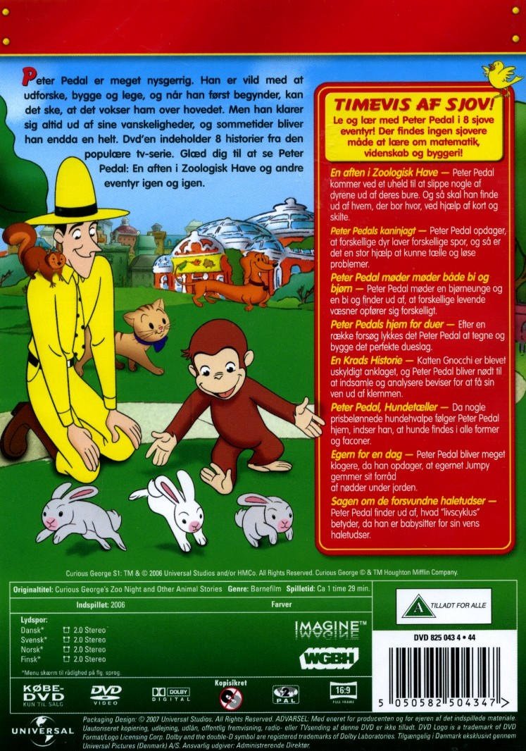 Peter Pedal - En Aften i Zoologisk Have og Andre Eventyr (DVD)