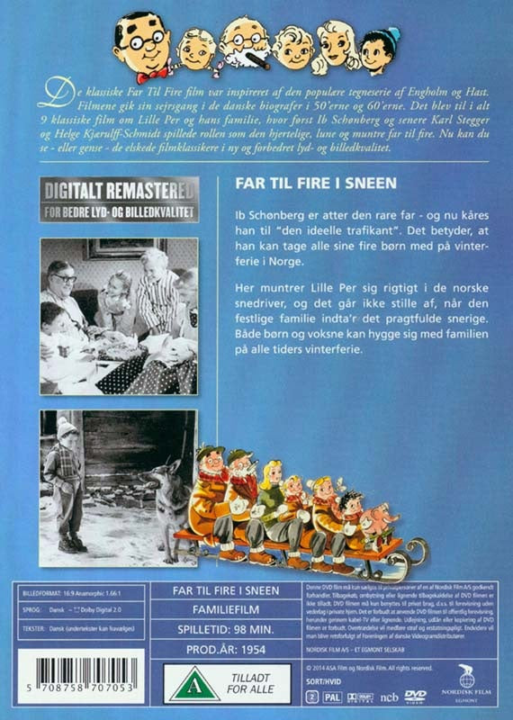 Far til fire i sneen (DVD)