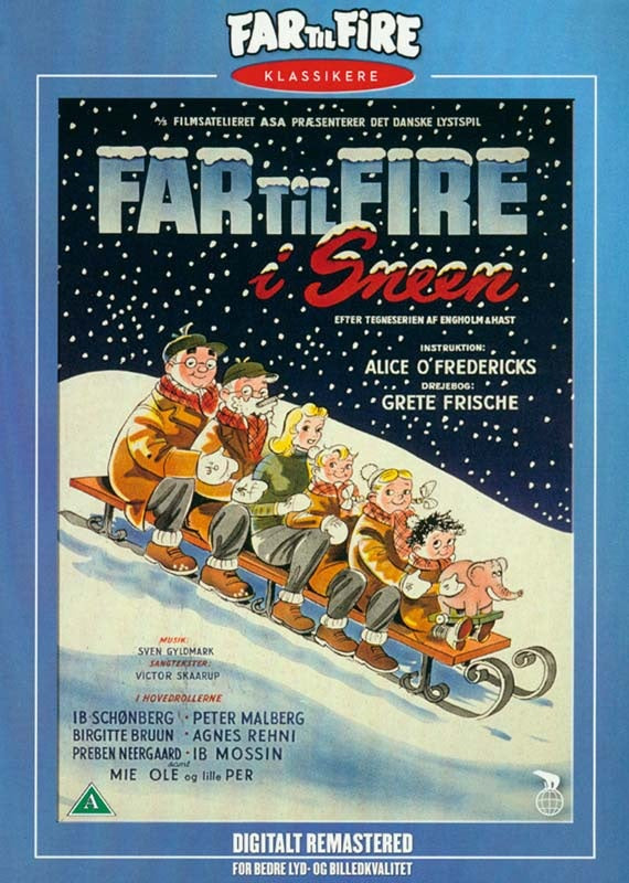 Far til fire i sneen (DVD)