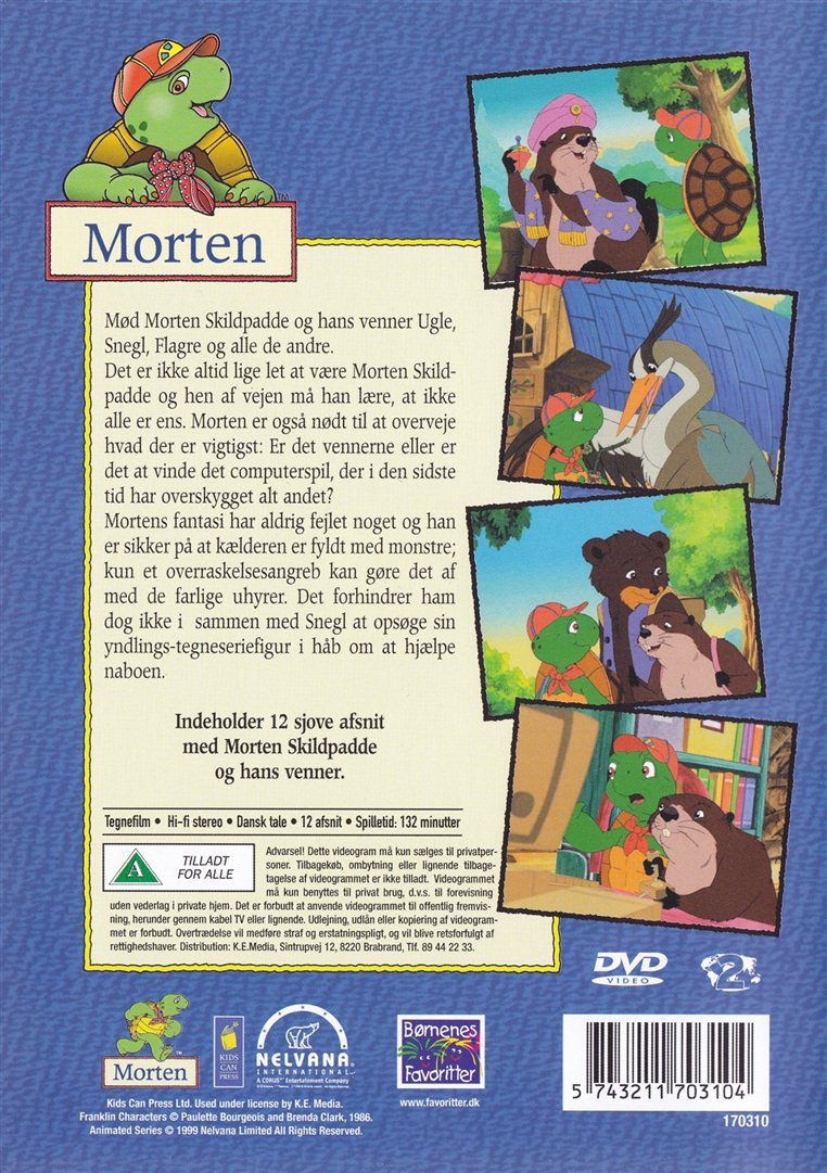 Morten Skildpadde 1 (DVD)
