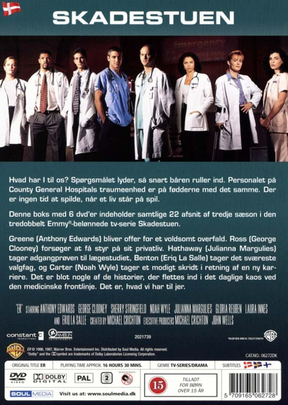 Skadestuen: Sæson 3 (DVD)