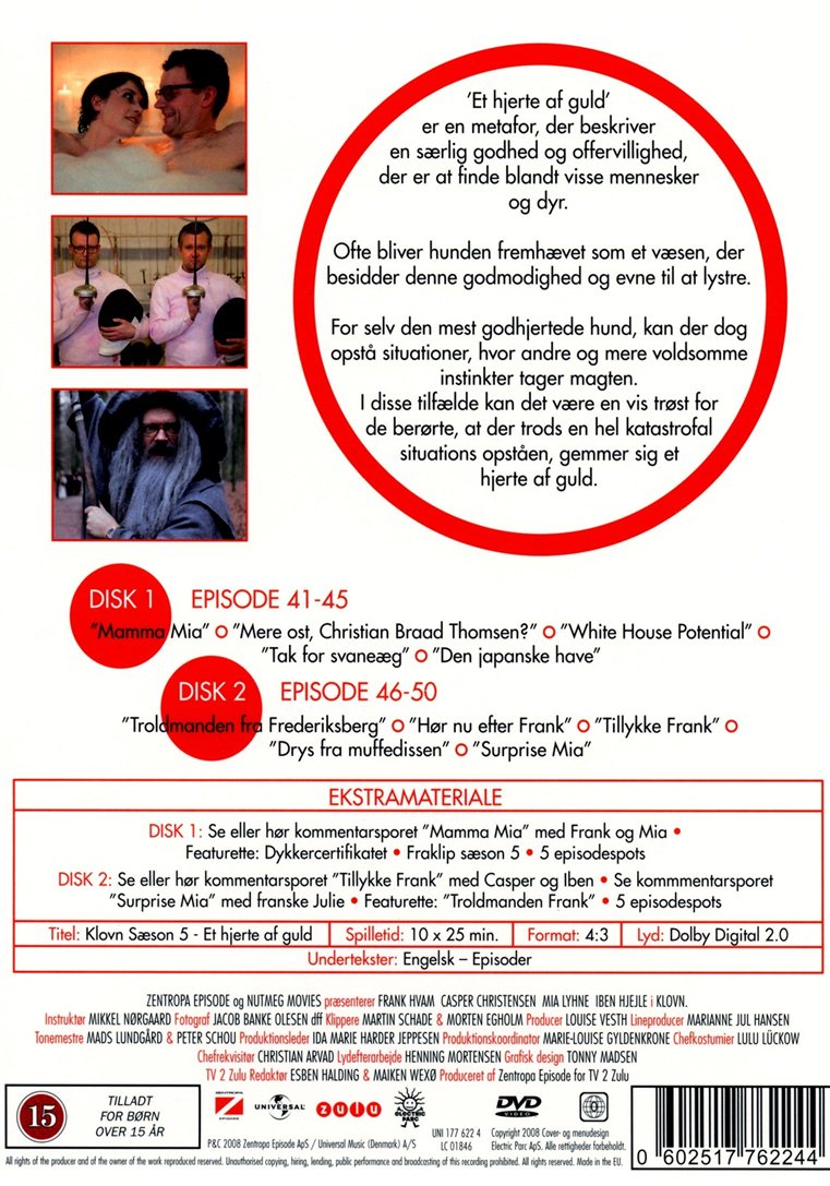 Klovn 5. Sæson: Et Hjerte Af Guld (DVD)