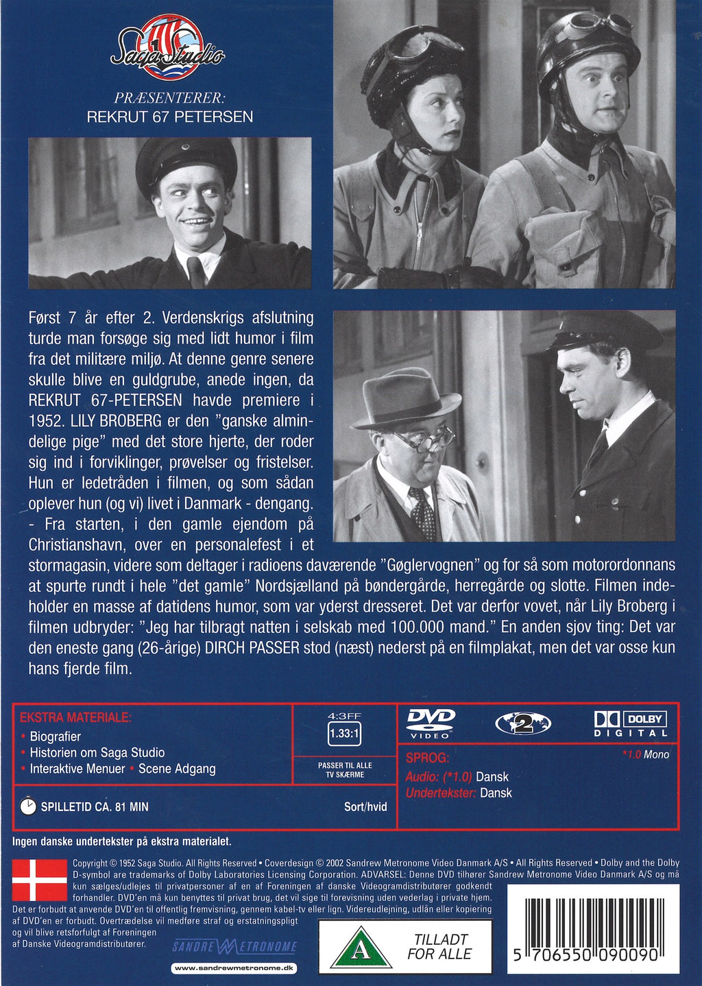 Rekrut 67, Petersen (DVD)