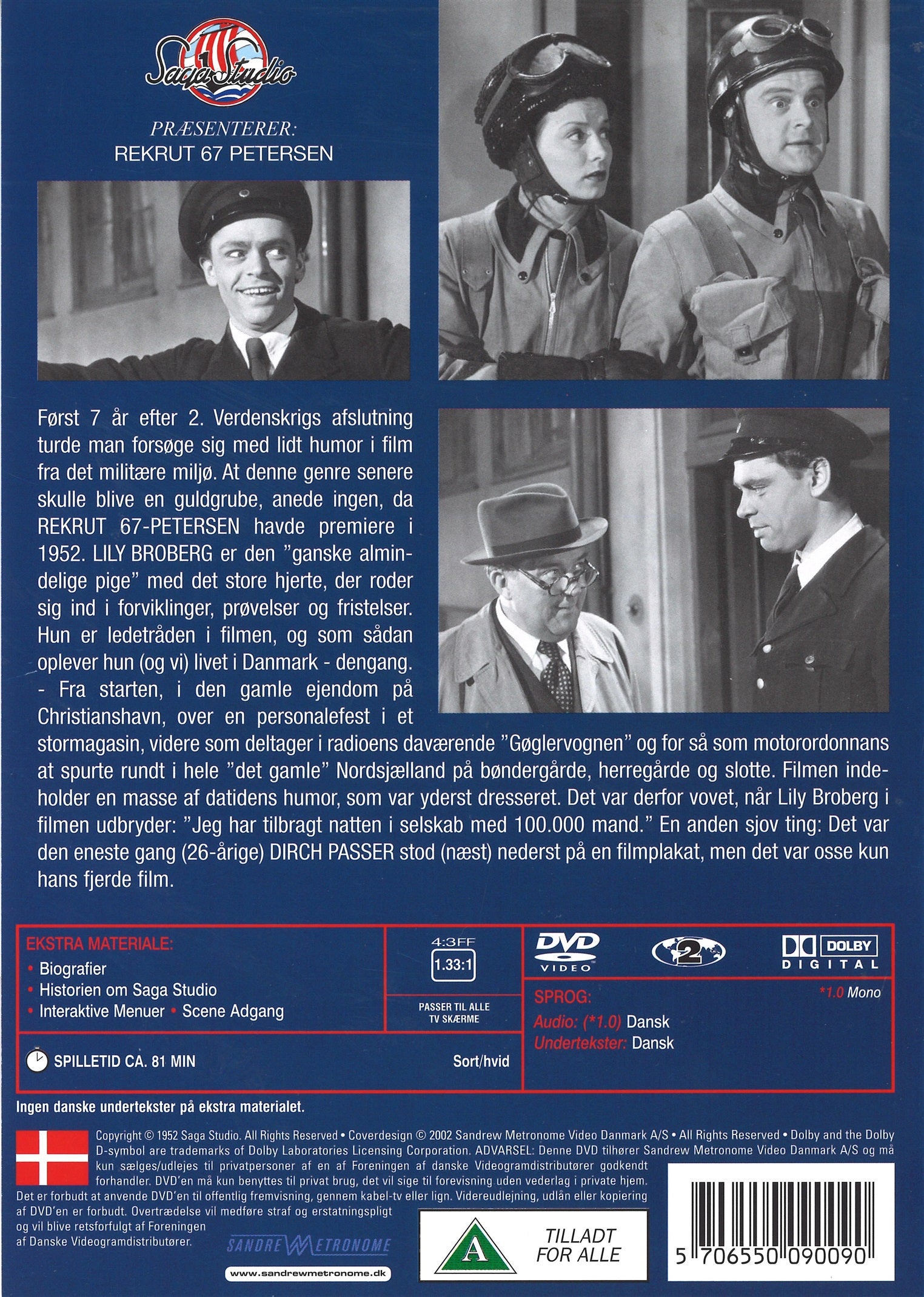 Rekrut 67, Petersen (DVD)