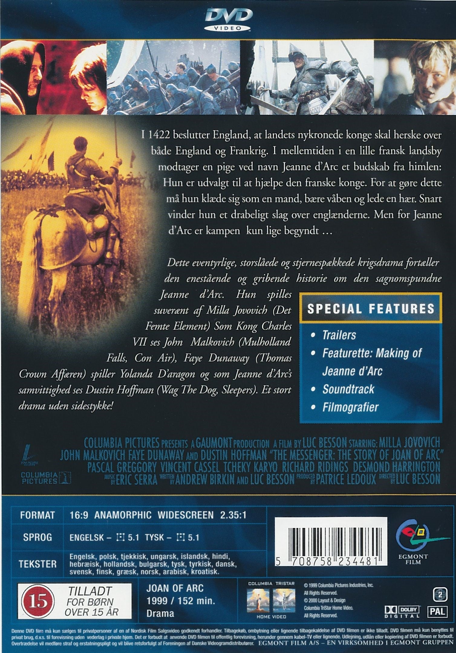 Jeanne d'Arc: The Messenger (DVD)