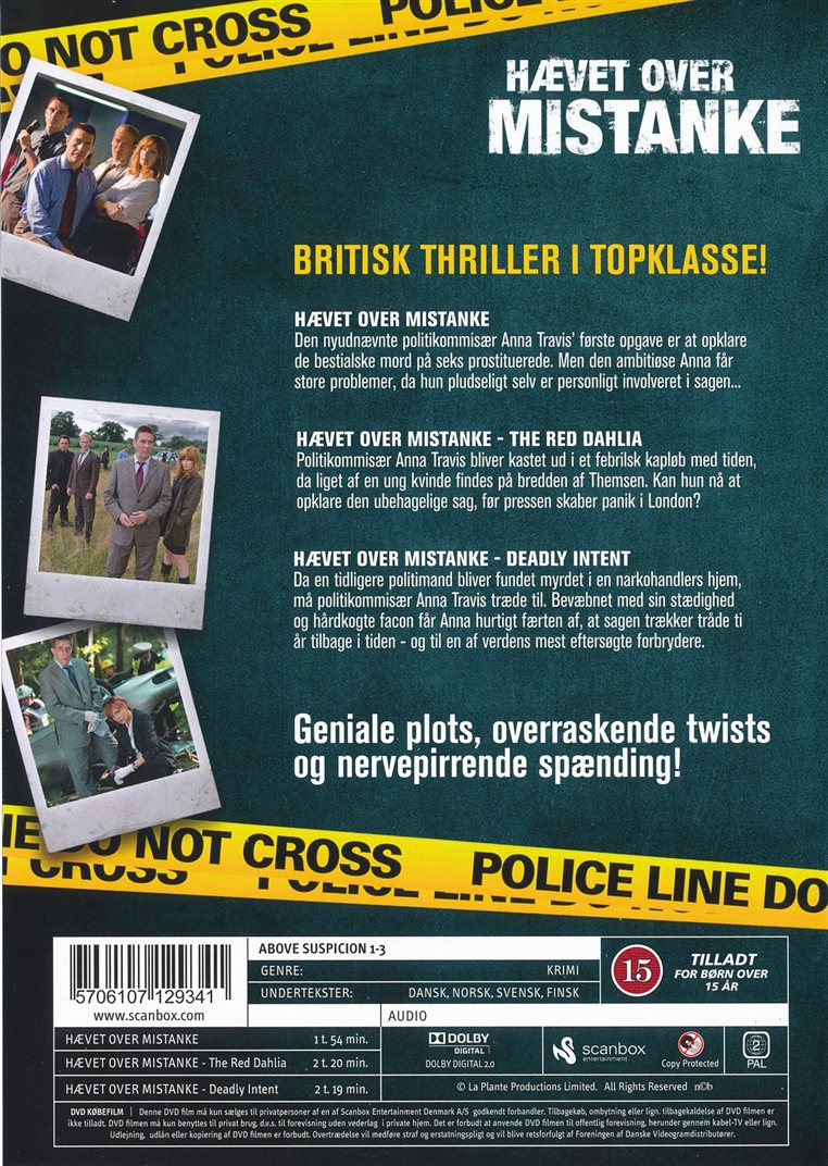 Hævet over mistanke 1-3 (DVD)