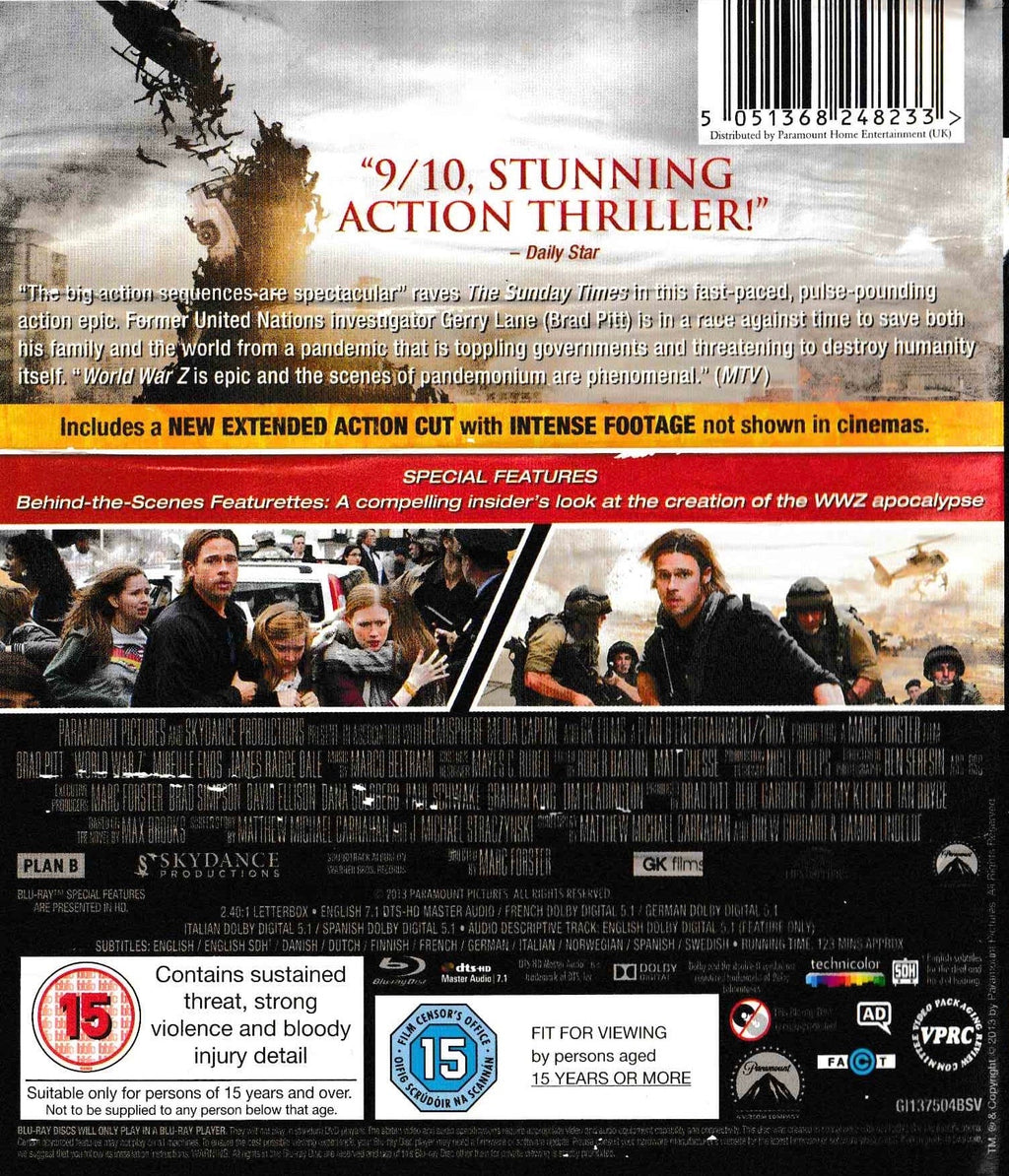 World War Z (Blu-ray)