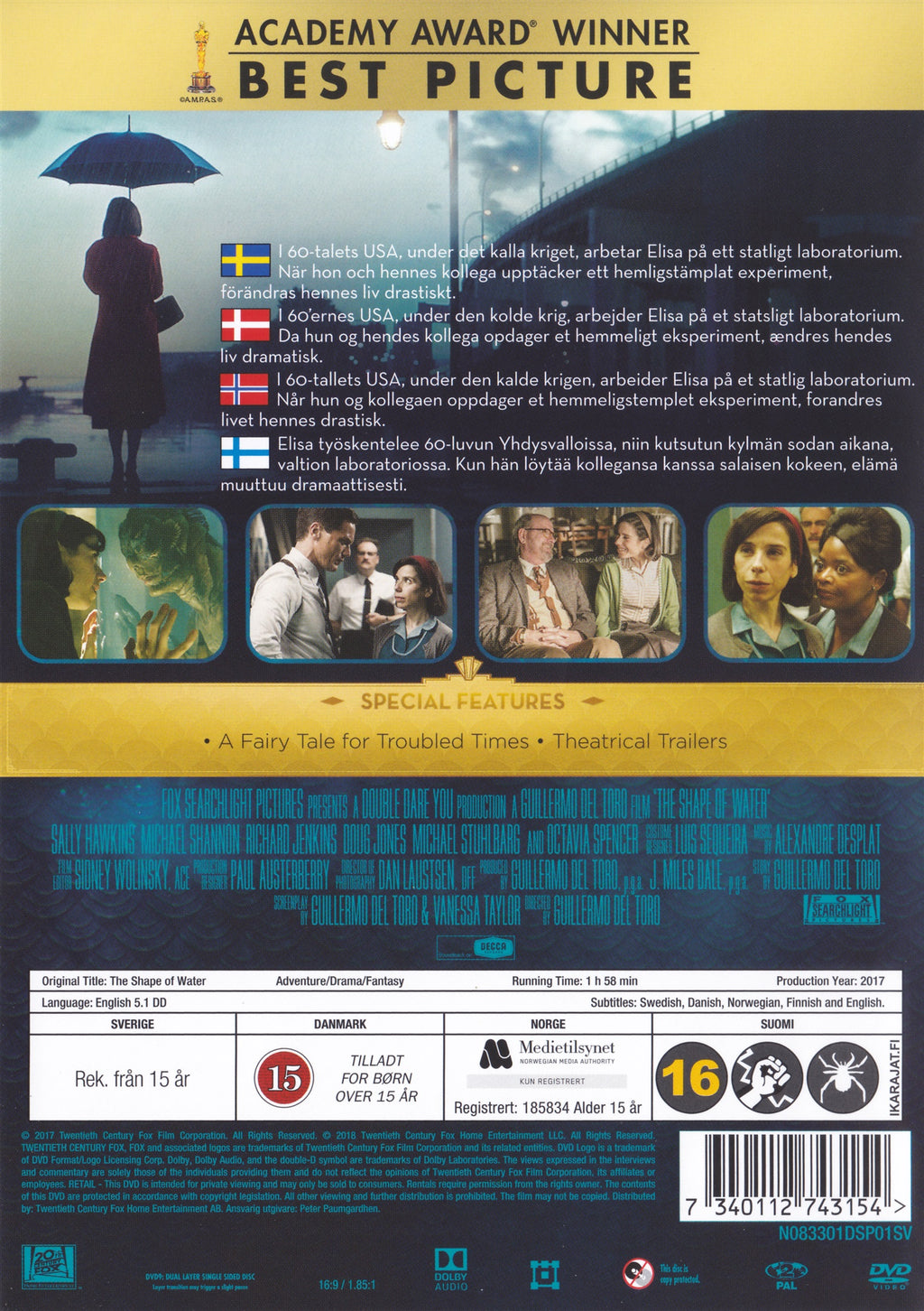 The Shape Of Water (DVD)