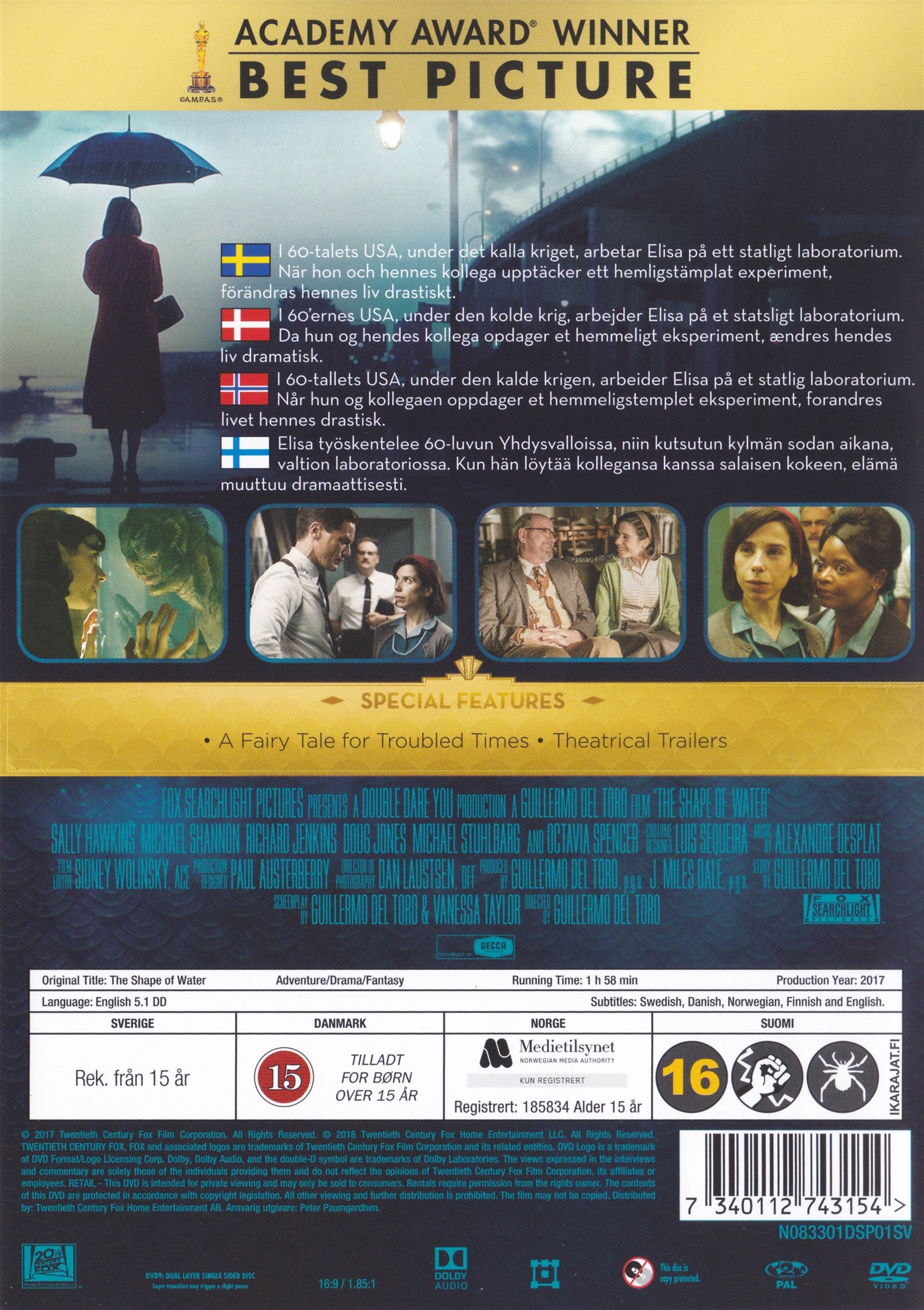 The Shape Of Water (DVD)