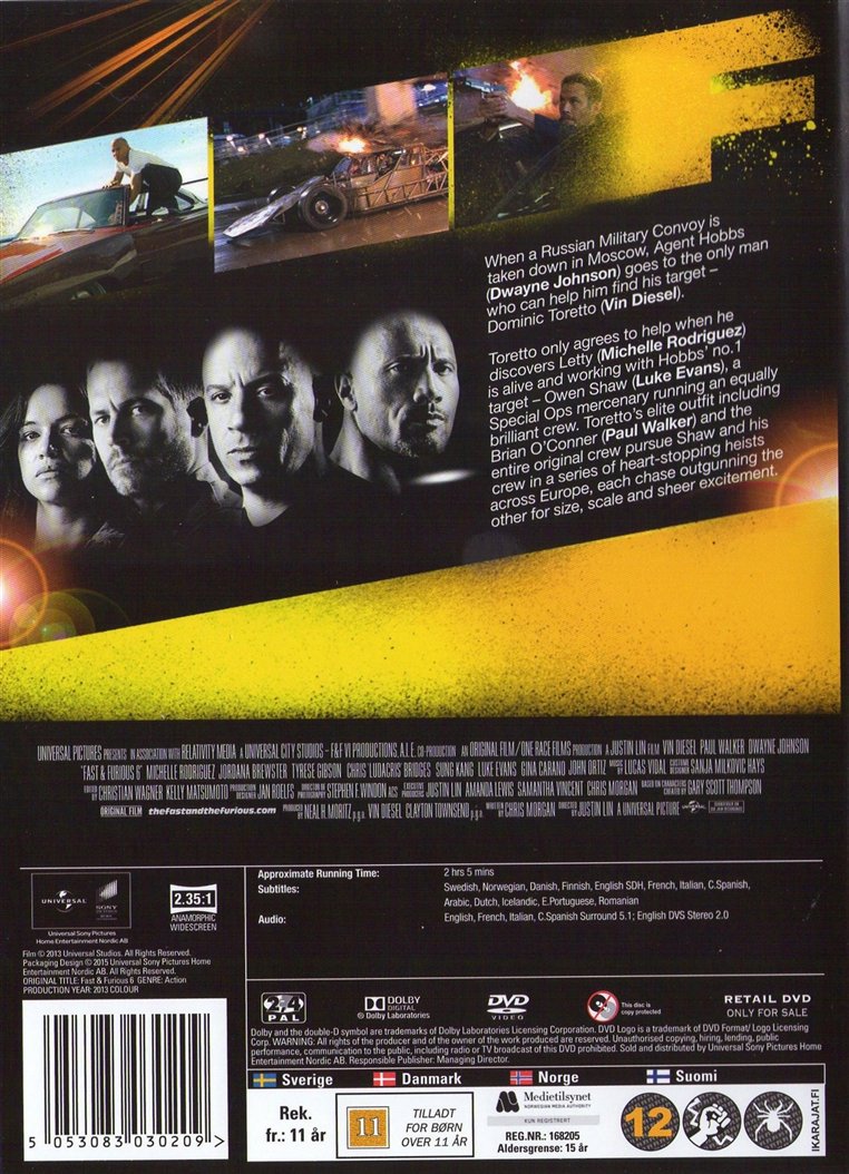 Fast & Furious 6 (DVD)