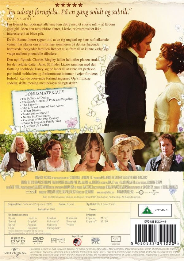 Stolthed og Fordom (DVD)