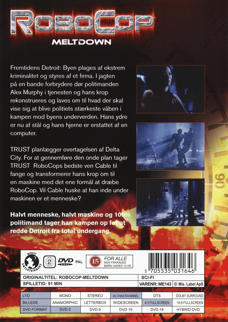 Robocop: Meltdown (DVD)