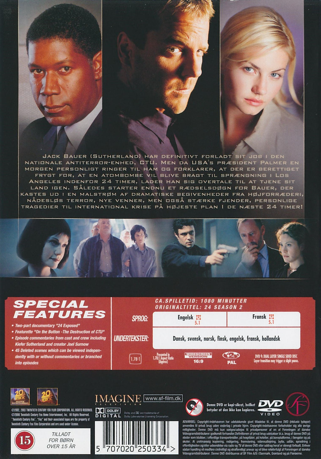 24 Timer: Season 2 (DVD)