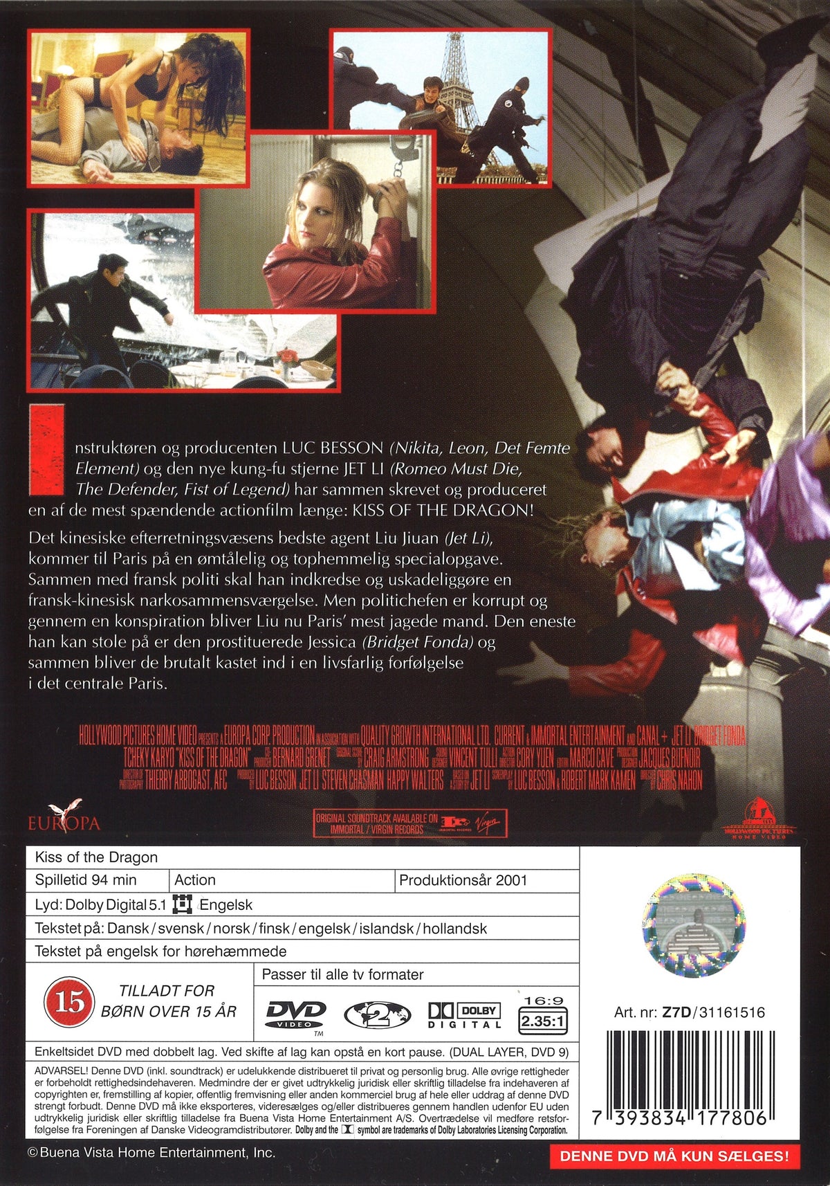 Kiss of the Dragon (DVD)