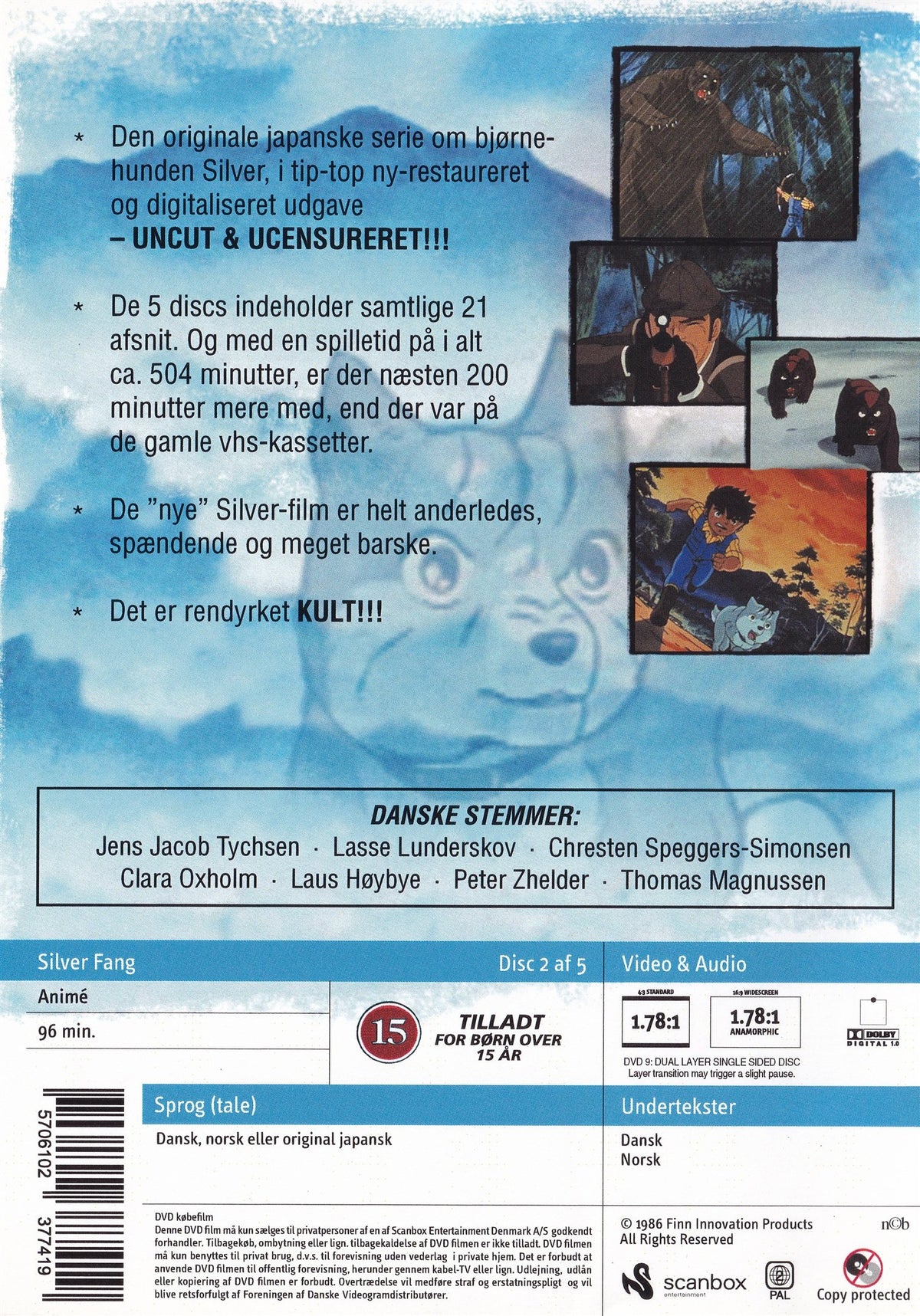 Hundehvalpen Silver 2 (Afsnit 5-8) (DVD)