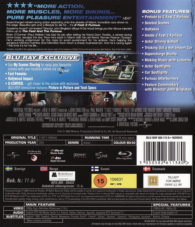 2 Fast 2 Furious (Blu-ray)
