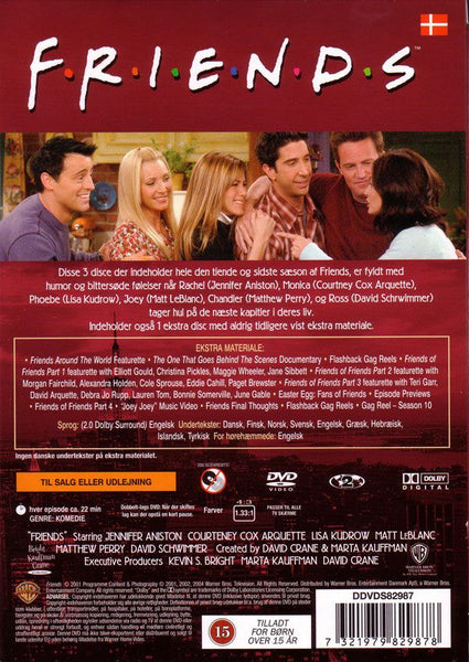 Friends - Sæson 10 + bonus disc (DVD)