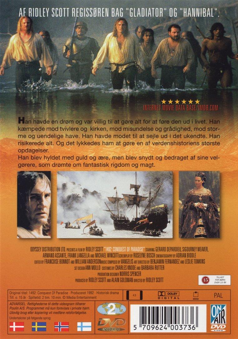 1492: Erobring af Paradis (DVD)