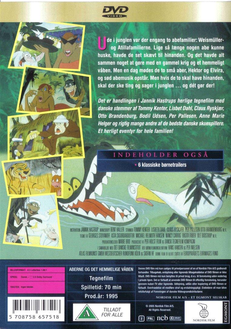 Aberne og det hemmelige våben (DVD)