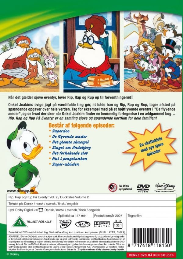 Rip, Rap & Rup På Eventyr Vol. 2 (DVD)