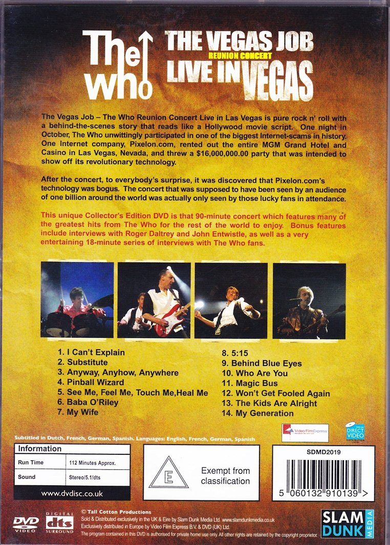 The Who - The Vegas Job (DVD)