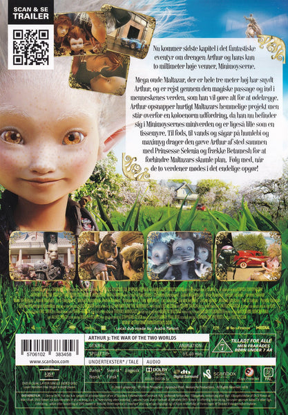 Arthur 3: De To Verdener (DVD)