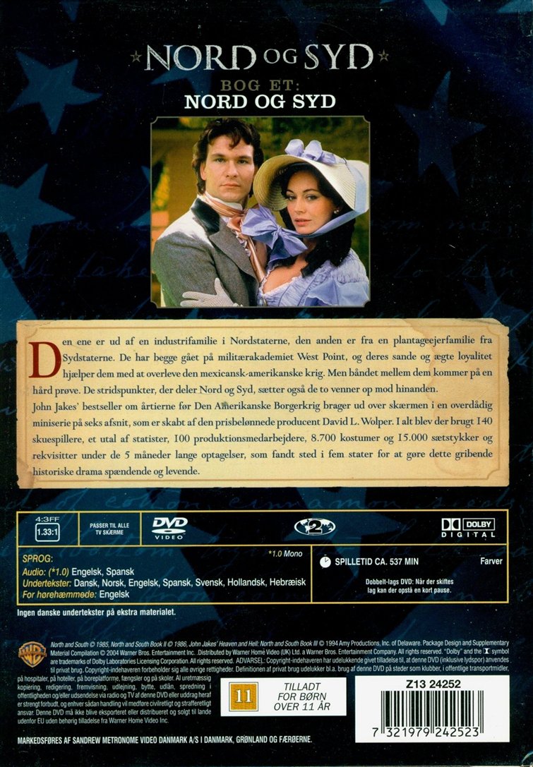 Nord Og Syd: Bog Et (DVD)