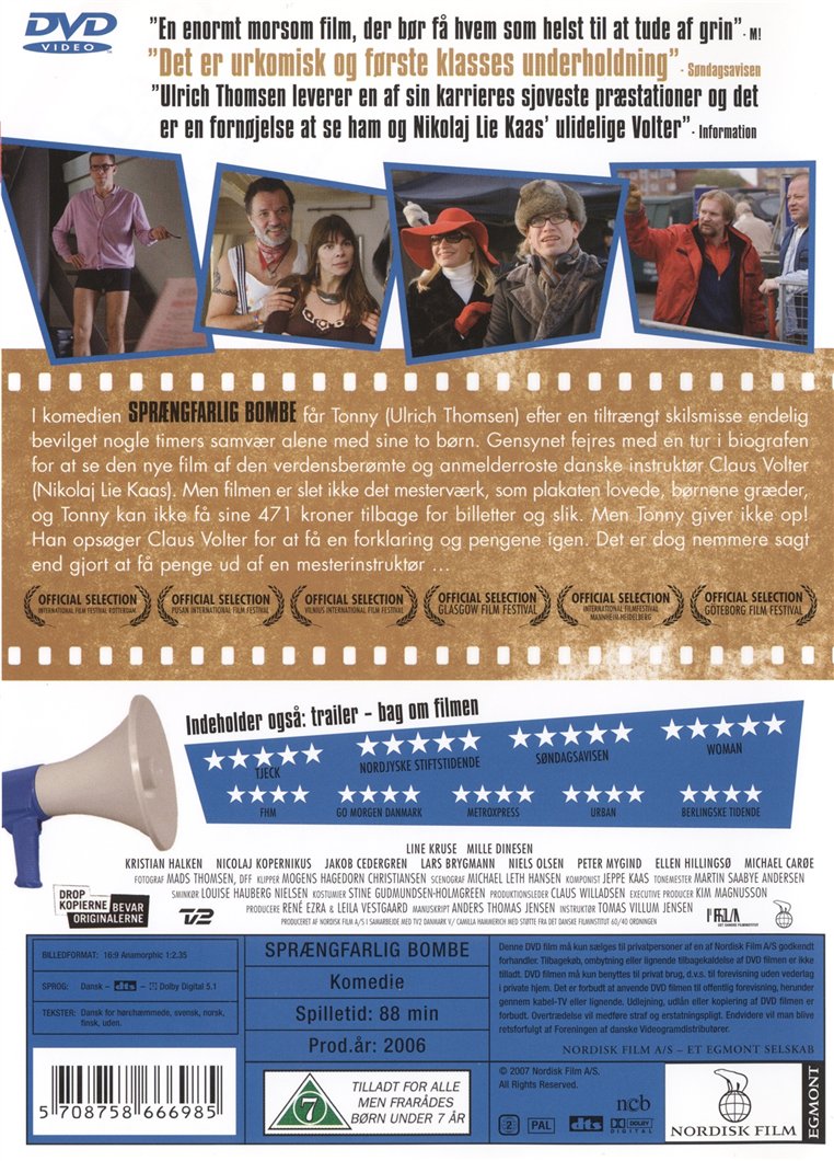 Sprængfarlig bombe (DVD)